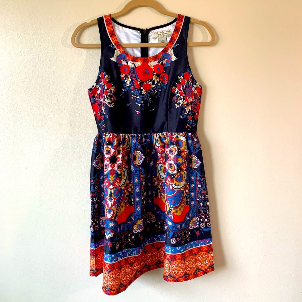 Flying Tomato Sleeveless Print Dress